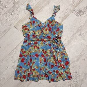 LC Lauren Conrad Mini Faux Wrap Dress size XXL Petite NWT